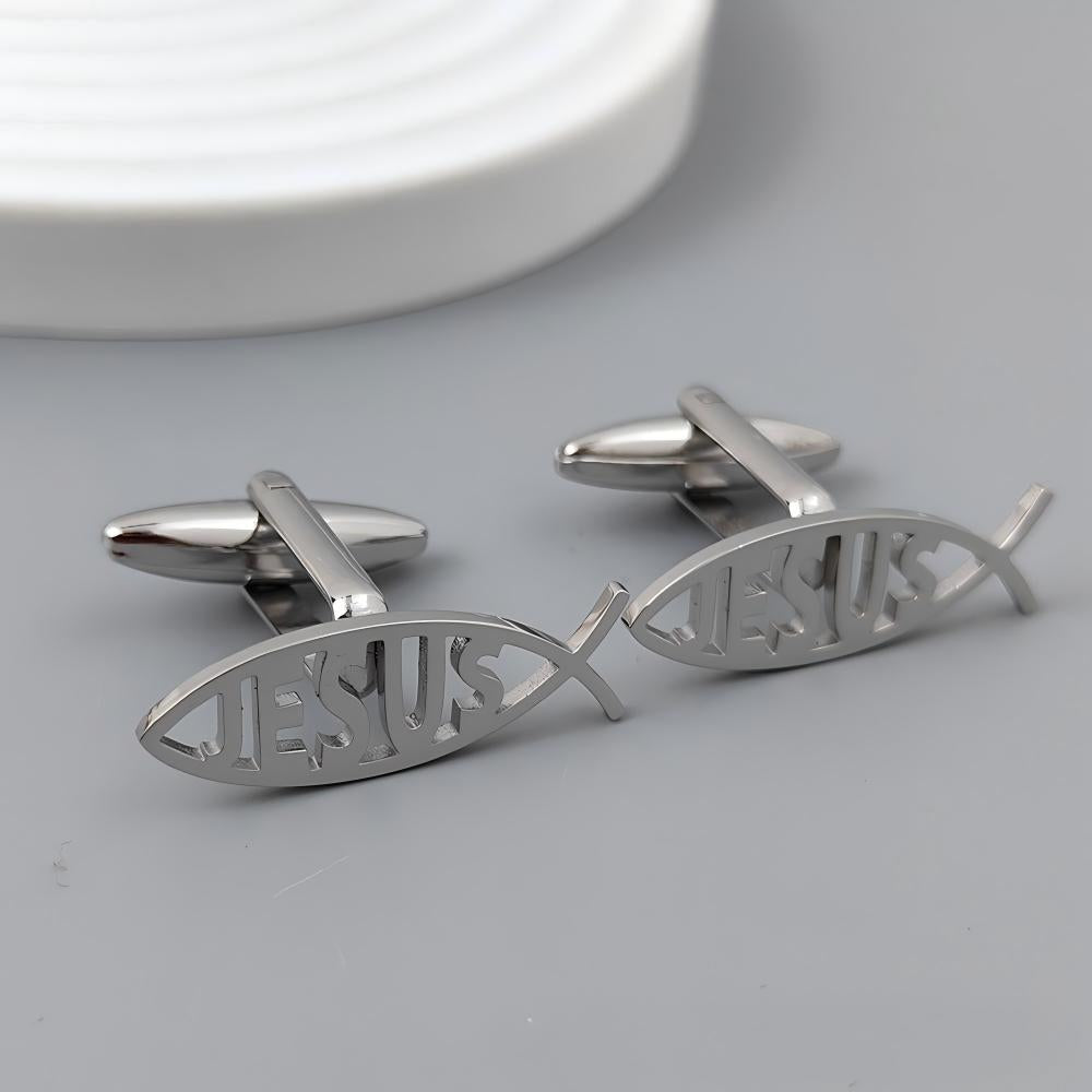 Jesus Symbol Cufflinks