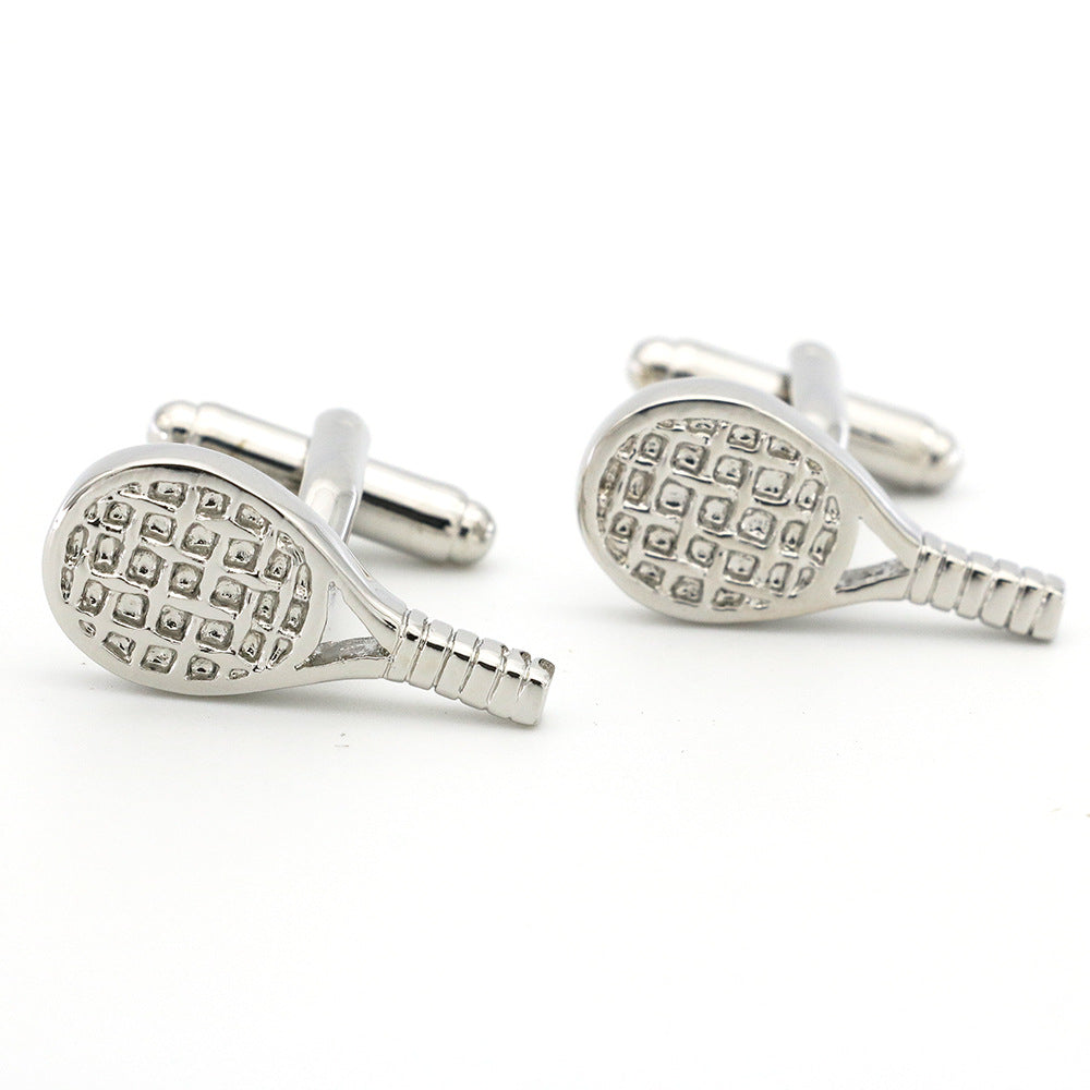 Tennis Racket Cufflinks