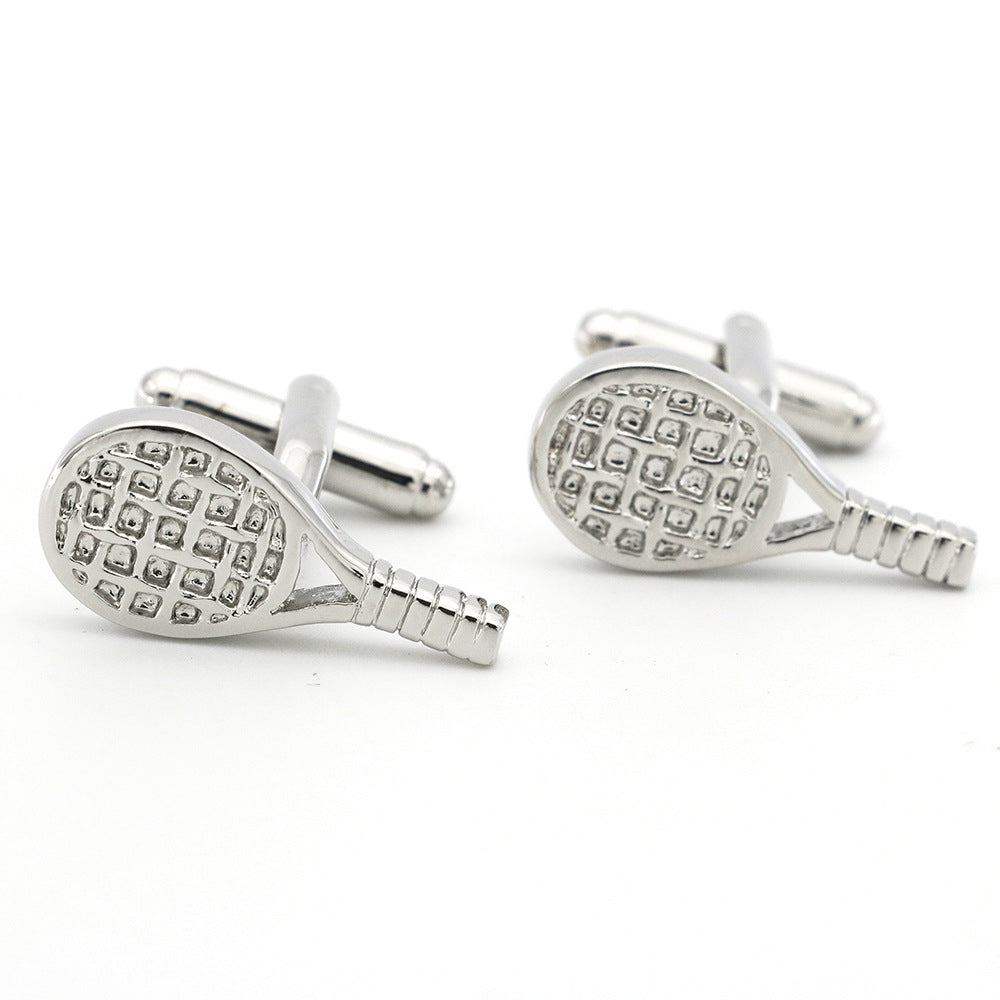 Tennis Racket Cufflinks