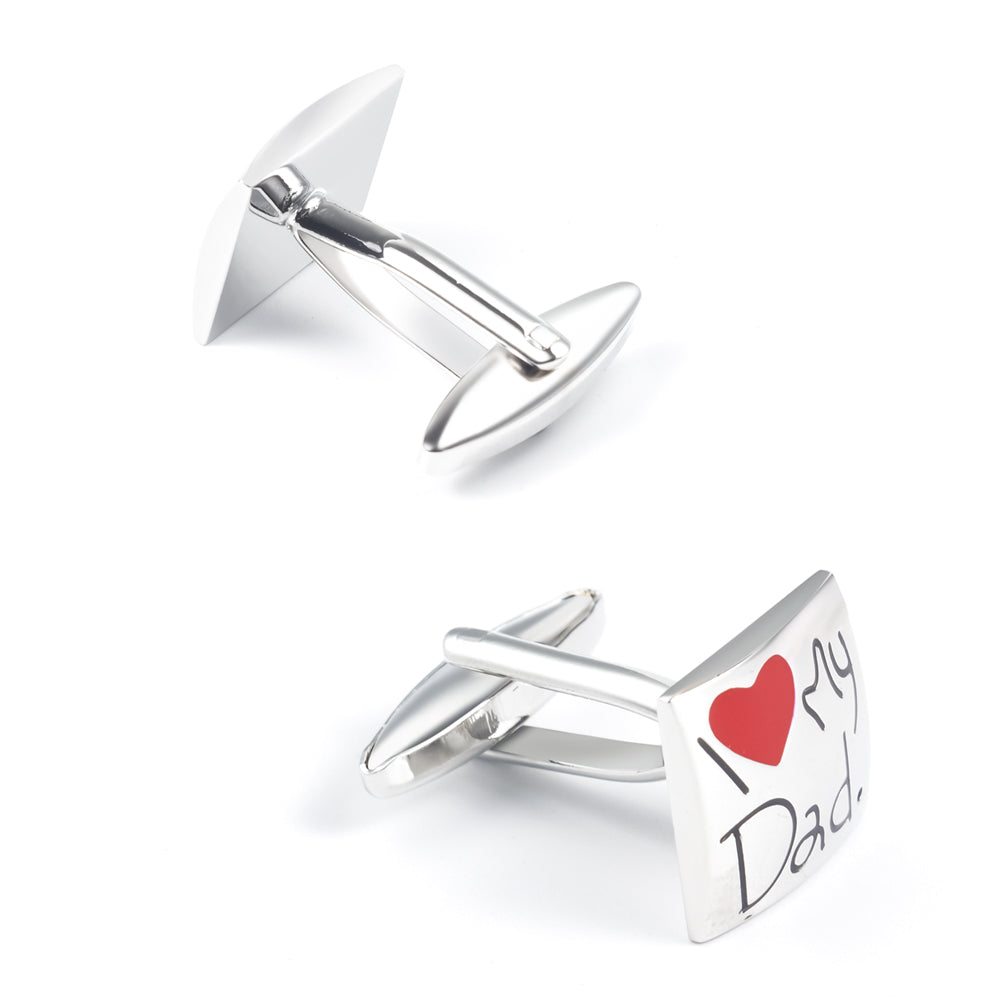 I Love My Dad Cufflinks