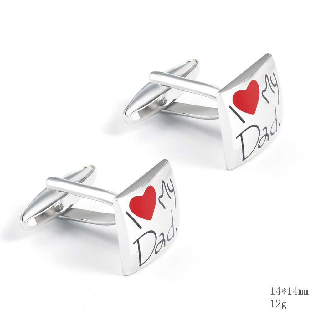 I Love My Dad Cufflinks