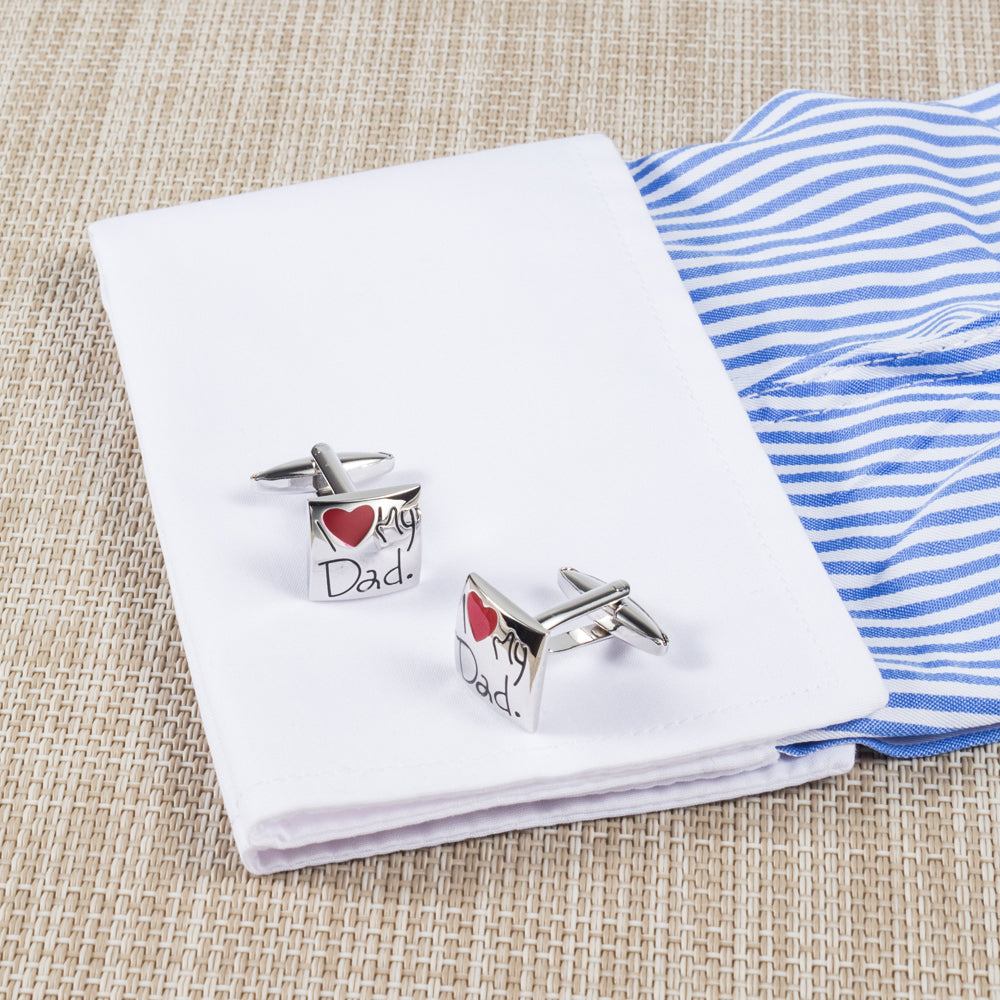 I Love My Dad Cufflinks