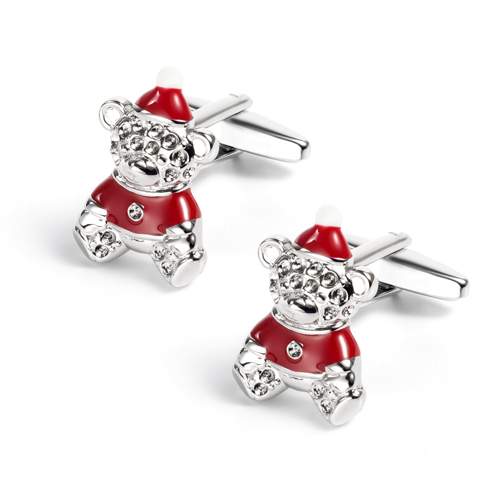 Christmas Bear Cufflinks