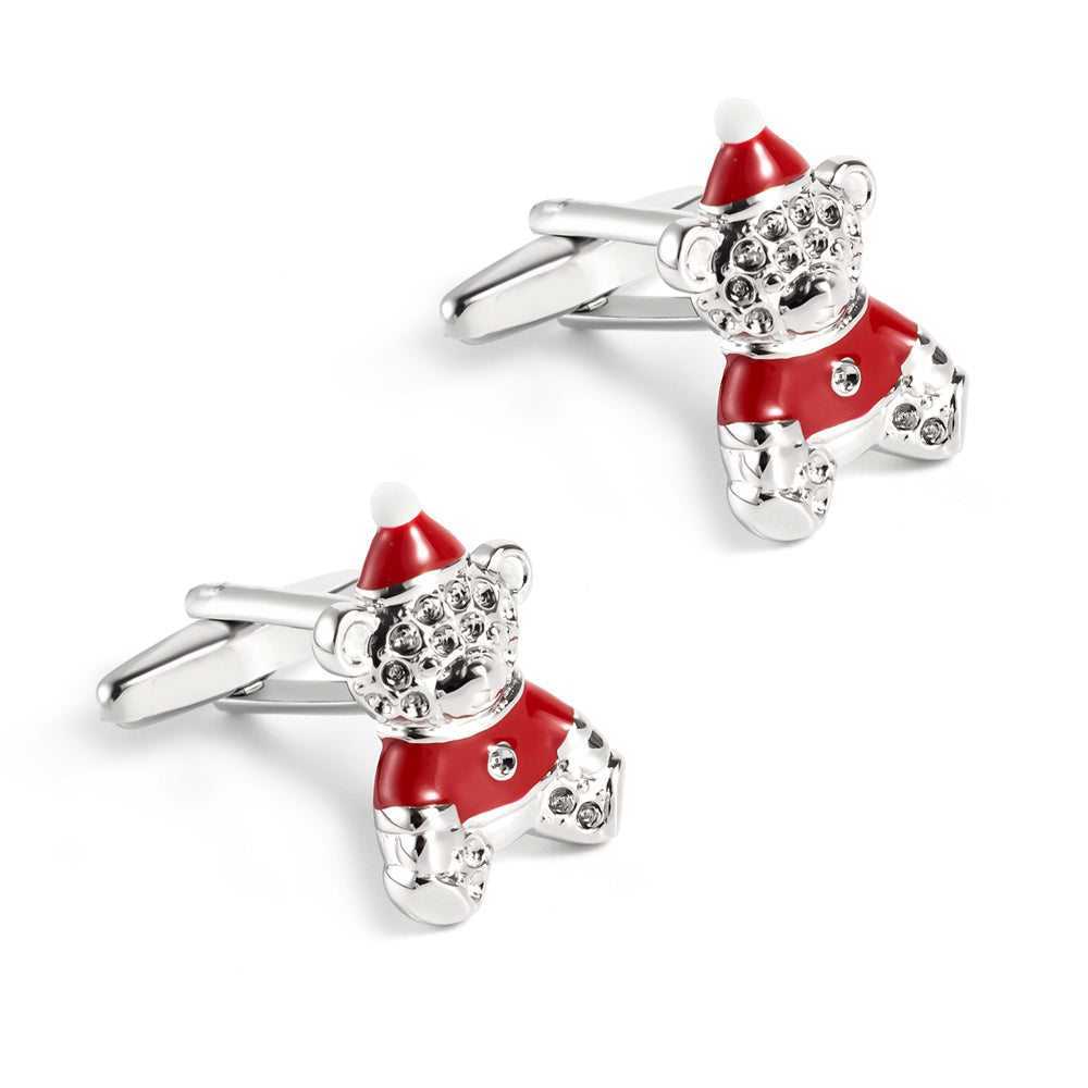 Christmas Bear Cufflinks