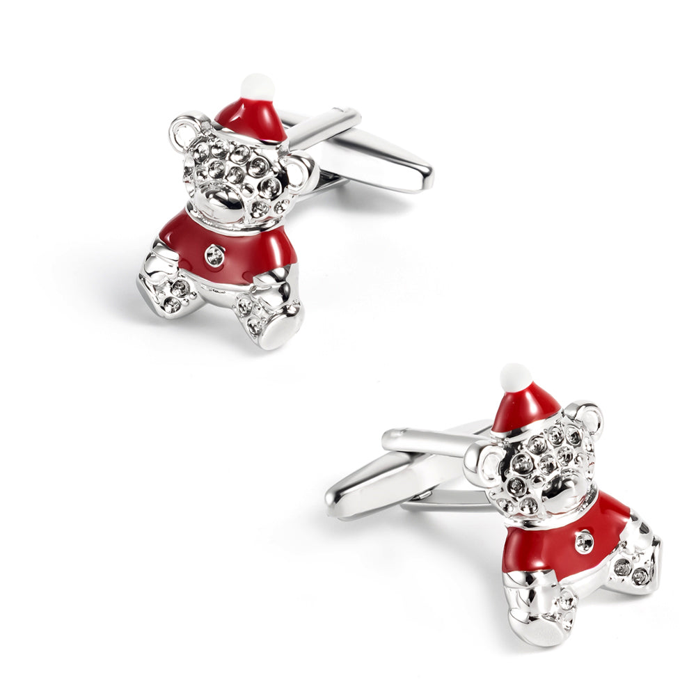 Christmas Bear Cufflinks