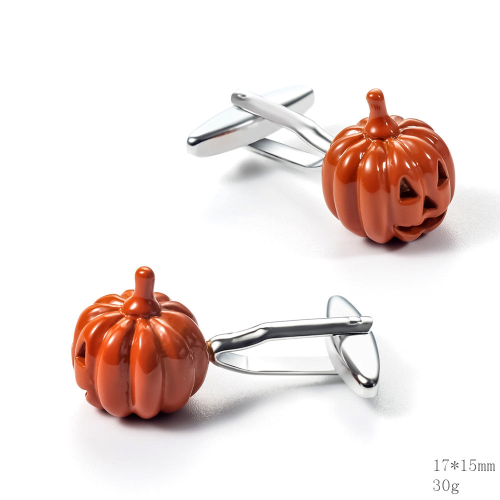 Pumpkin Halloween Cufflinks