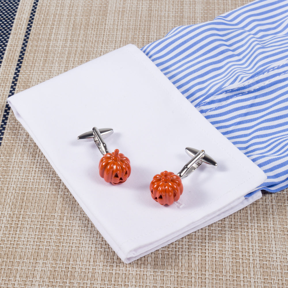 Pumpkin Halloween Cufflinks