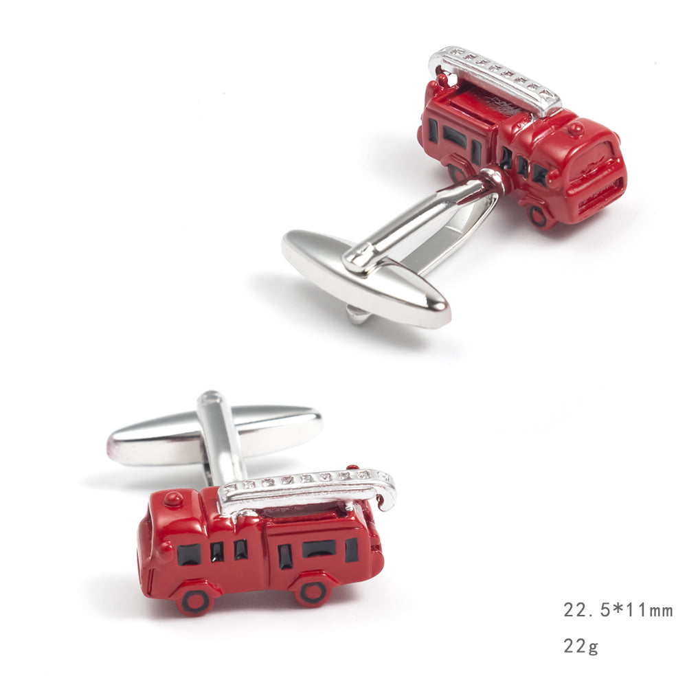 Fire Truck Cufflinks