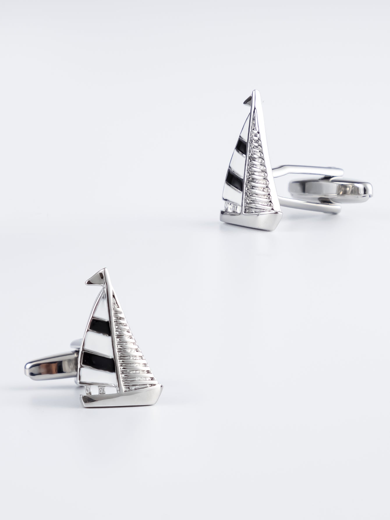 Yacht Silver Cufflinks