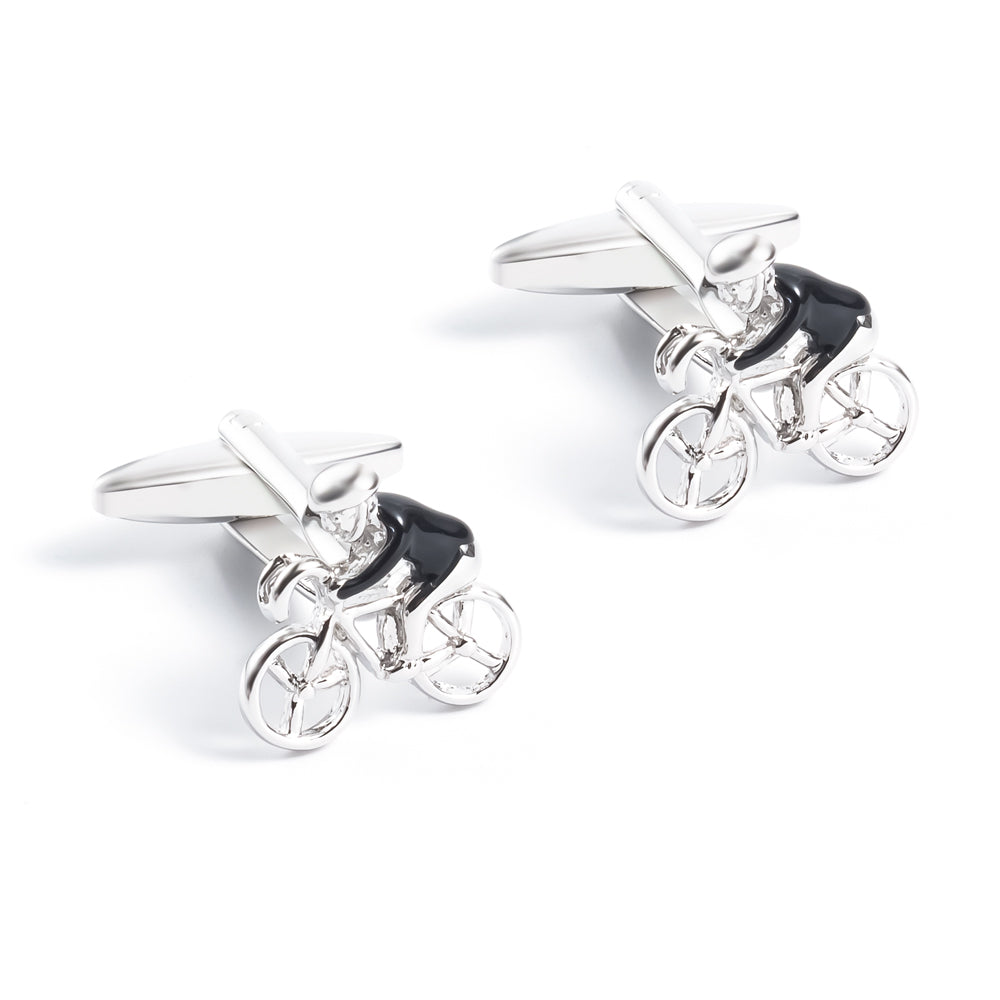 Bicycle Rider Cufflinks