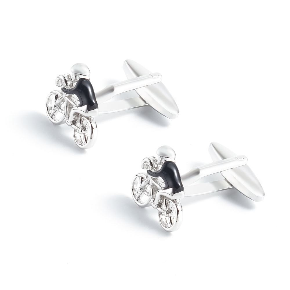 Bicycle Rider Cufflinks