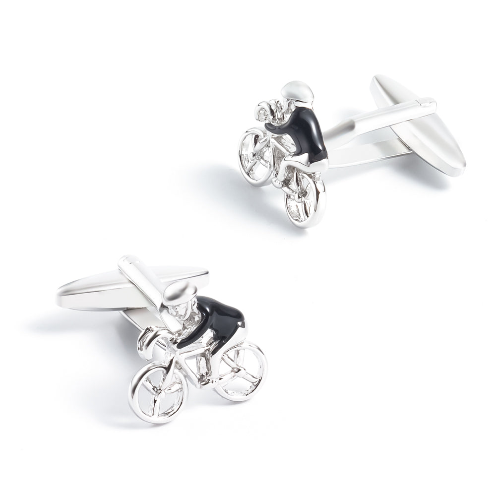 Bicycle Rider Cufflinks