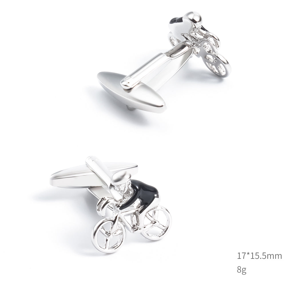 Bicycle Rider Cufflinks