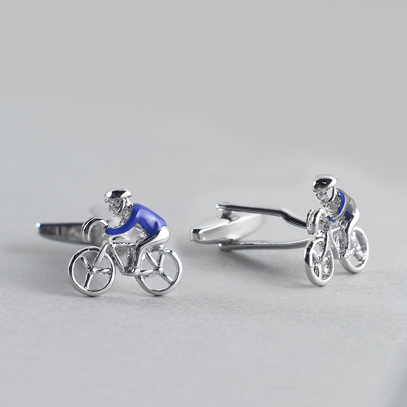 Bicycle Rider Cufflinks