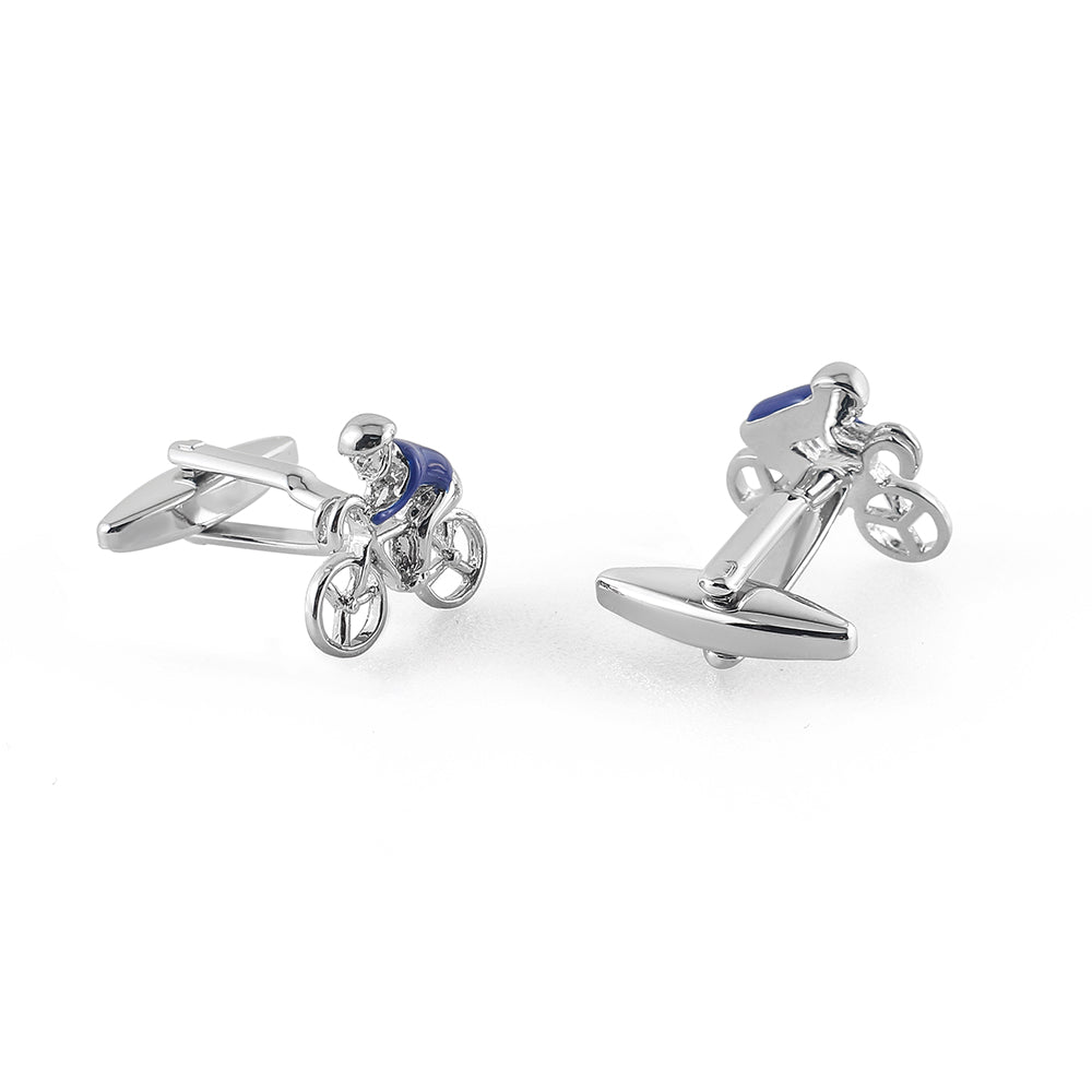 Bicycle Rider Cufflinks
