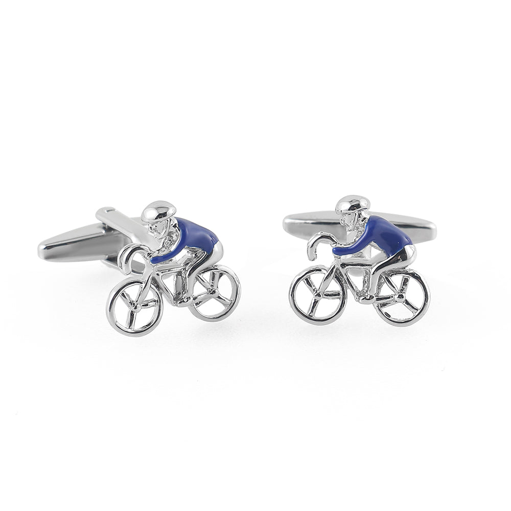 Bicycle Rider Cufflinks