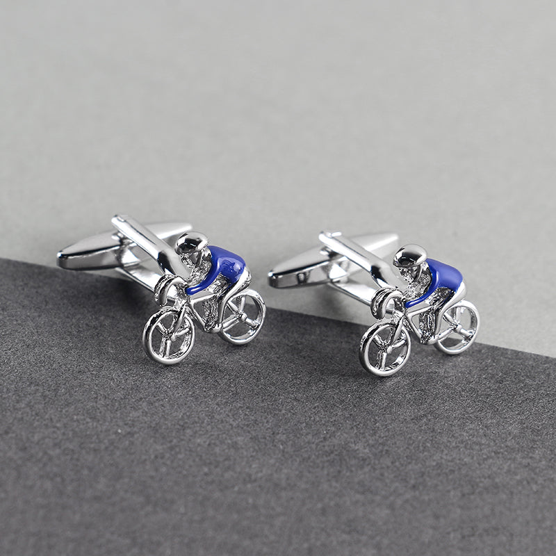 Bicycle Rider Cufflinks