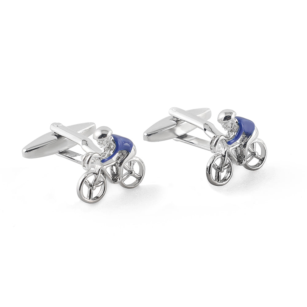 Bicycle Rider Cufflinks