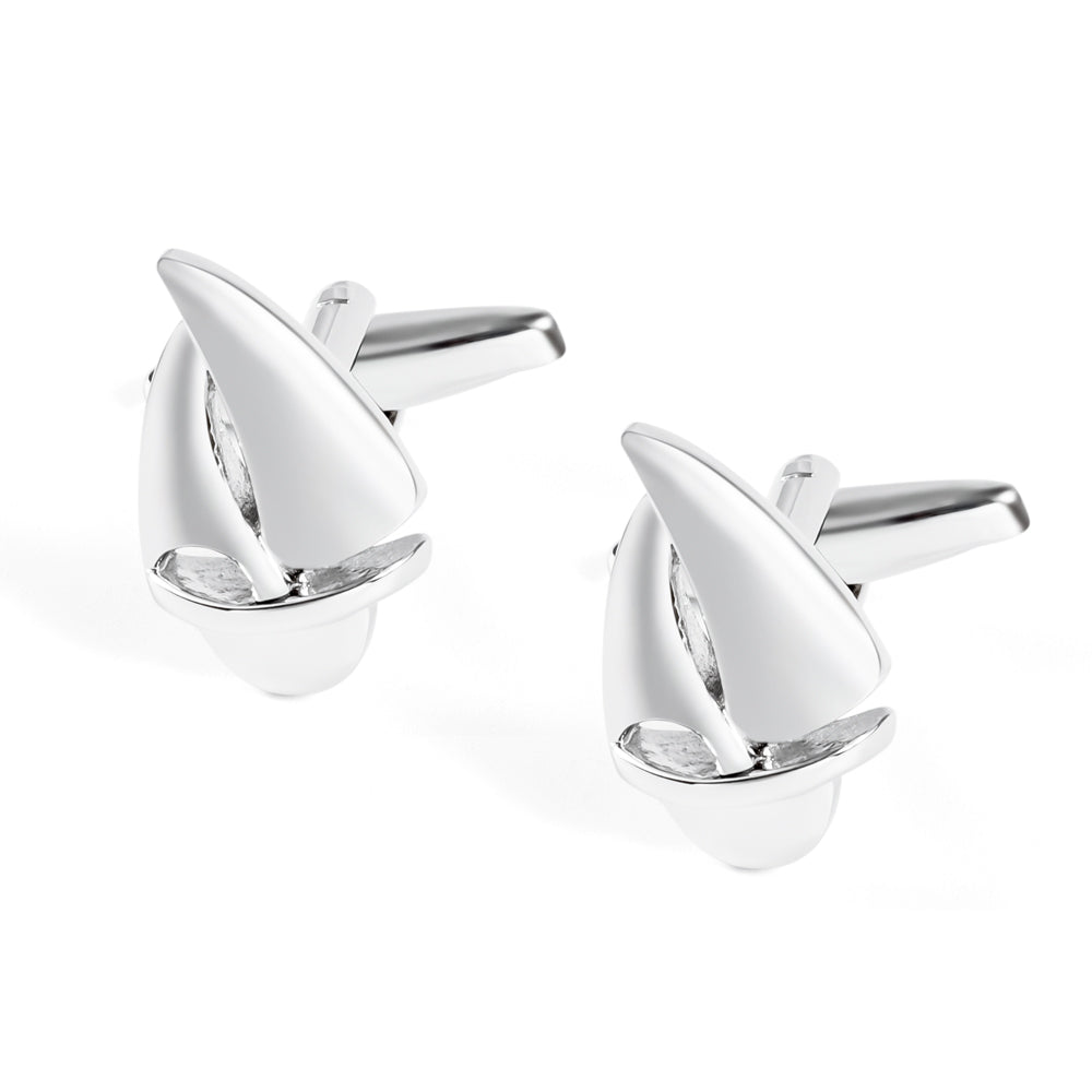 Yacht Silver Cufflinks