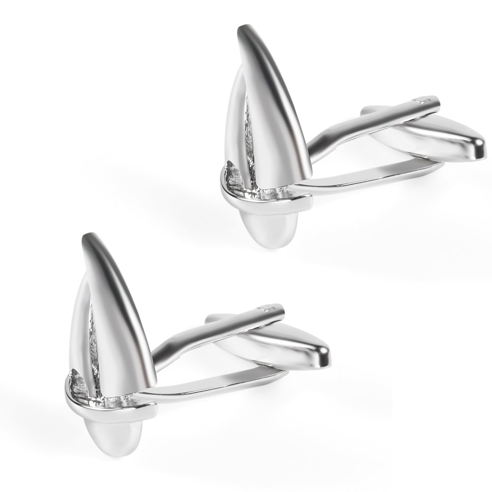 Yacht Silver Cufflinks