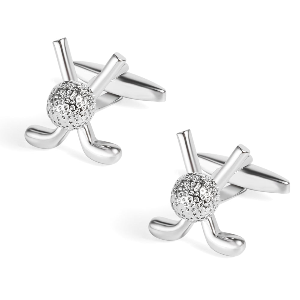 Golf Club and Ball Cufflinks
