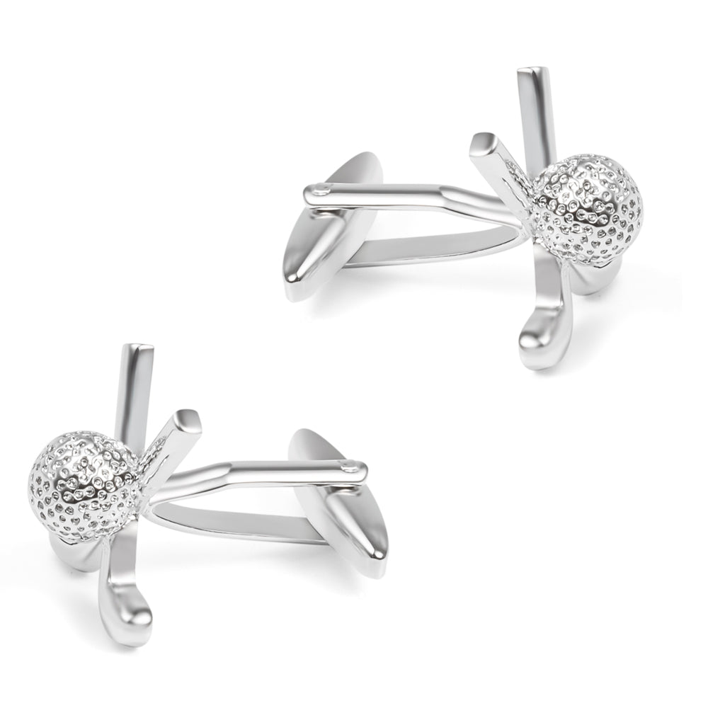 Golf Club and Ball Cufflinks