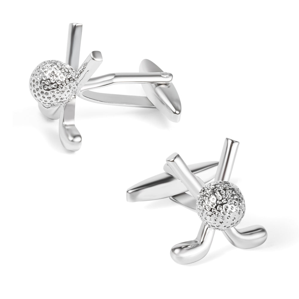 Golf Club and Ball Cufflinks