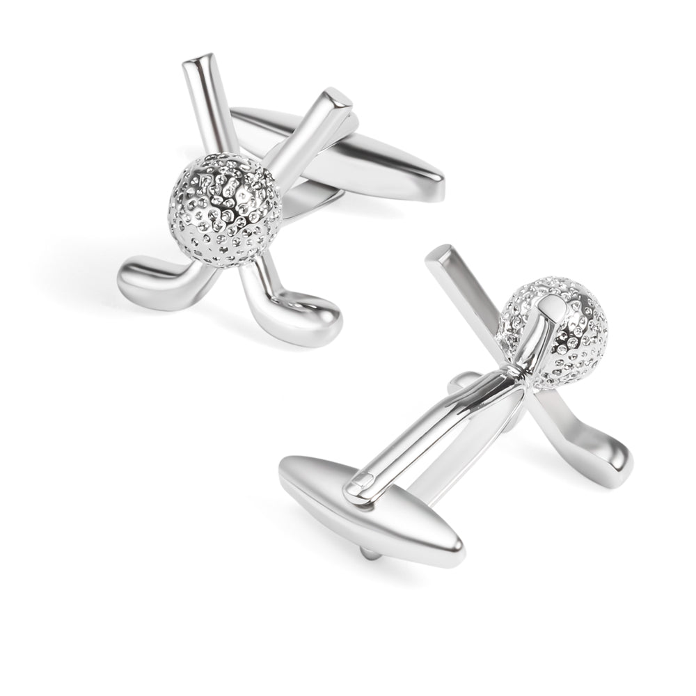 Golf Club and Ball Cufflinks