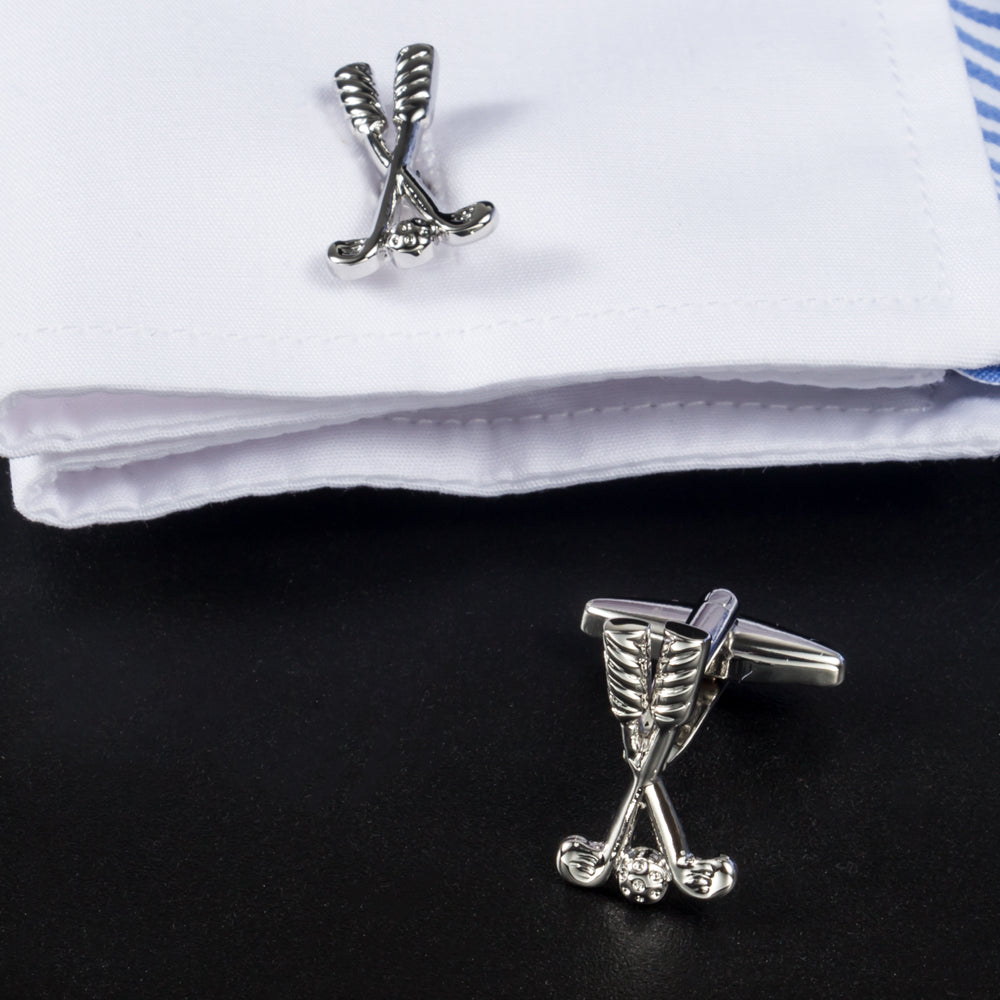 Golf Club and Ball Cufflinks