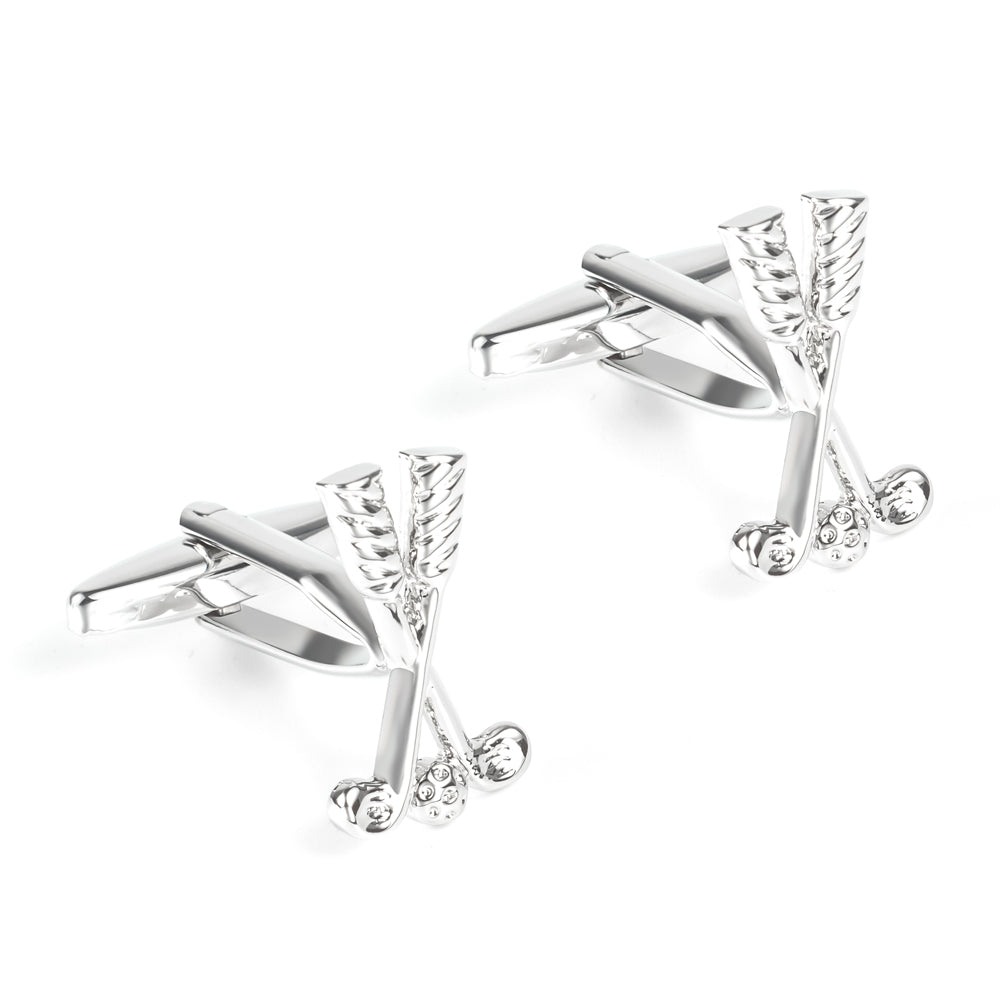 Golf Club and Ball Cufflinks