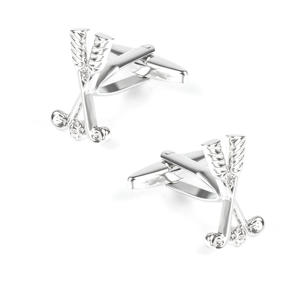 Golf Club and Ball Cufflinks