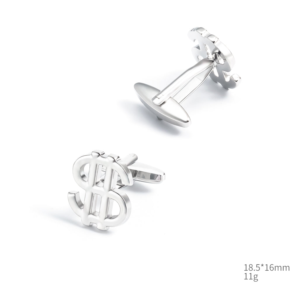 Dollar Sign ($) Cufflinks