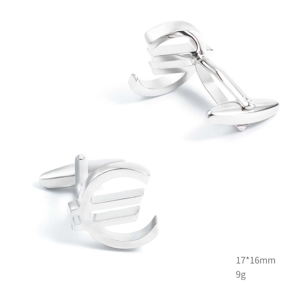 Euro Sign (€) Cufflinks