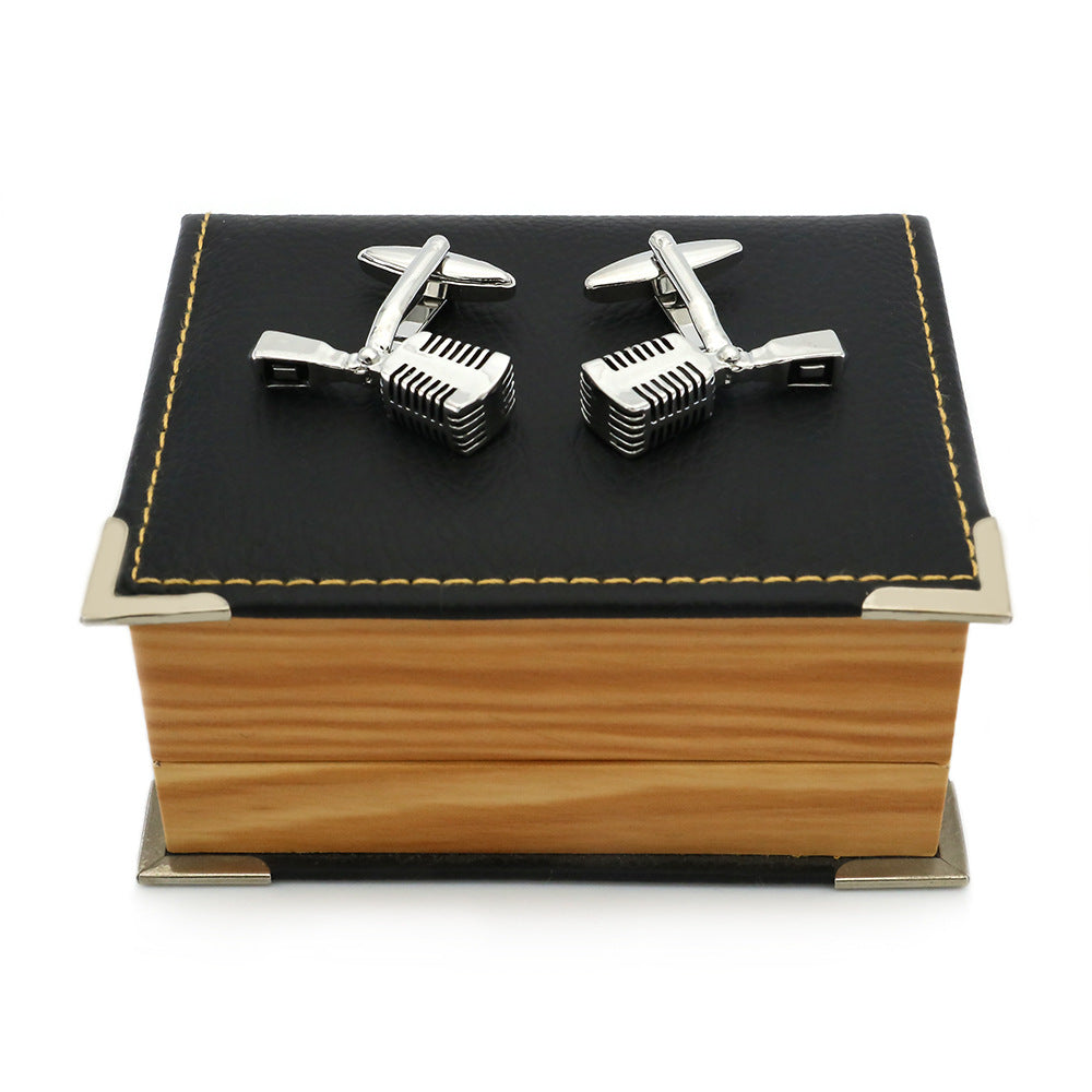 Microphone Cufflinks