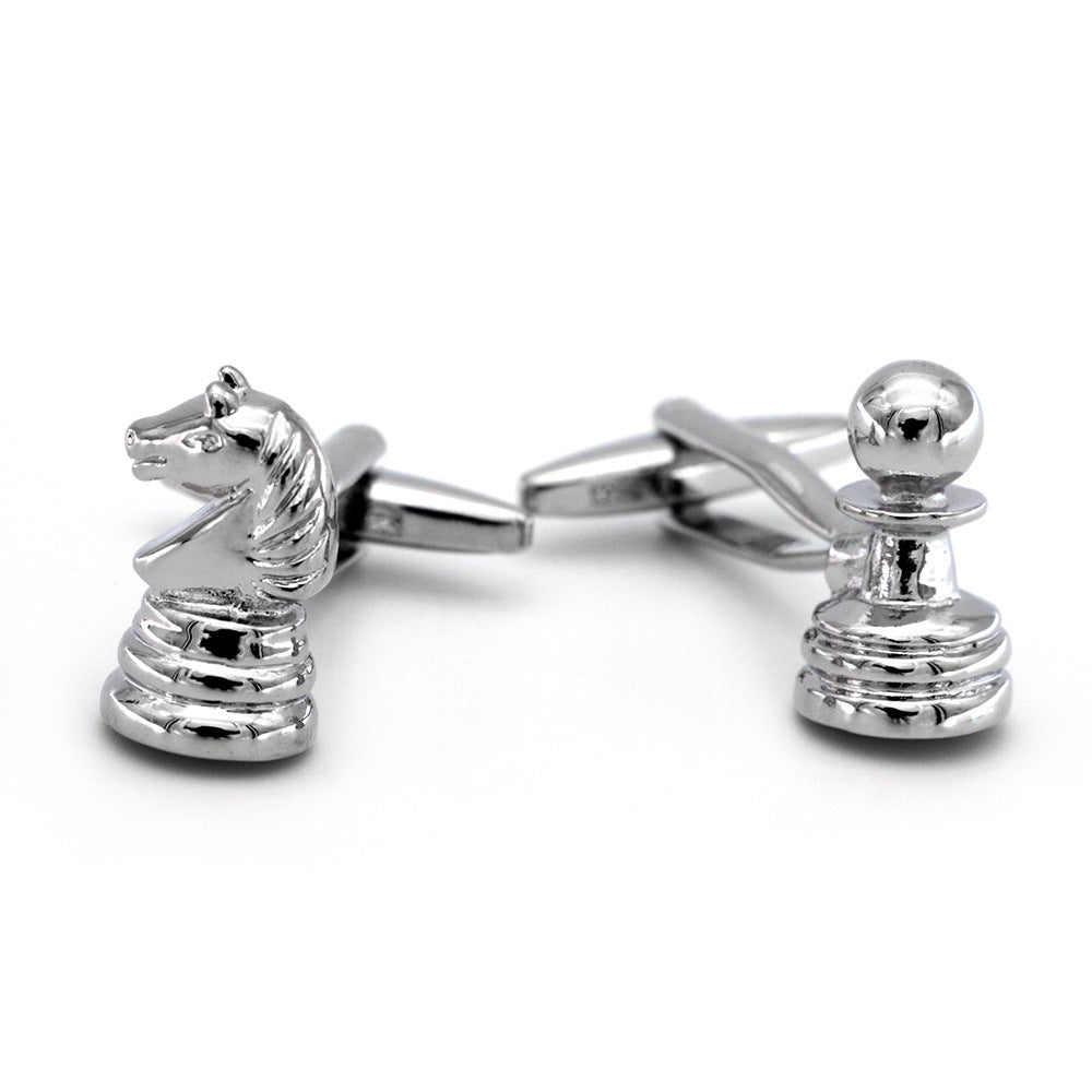 King and Queen Chess Cufflinks