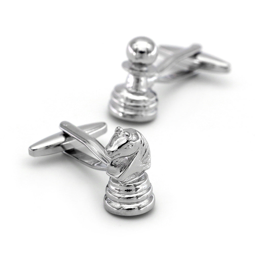King and Queen Chess Cufflinks