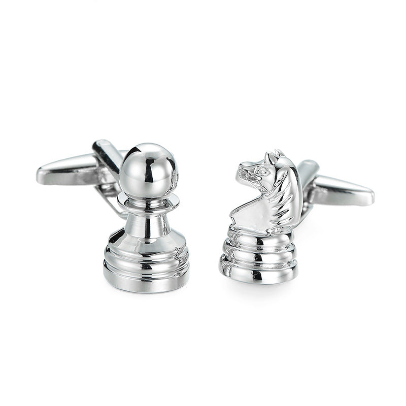 King and Queen Chess Cufflinks
