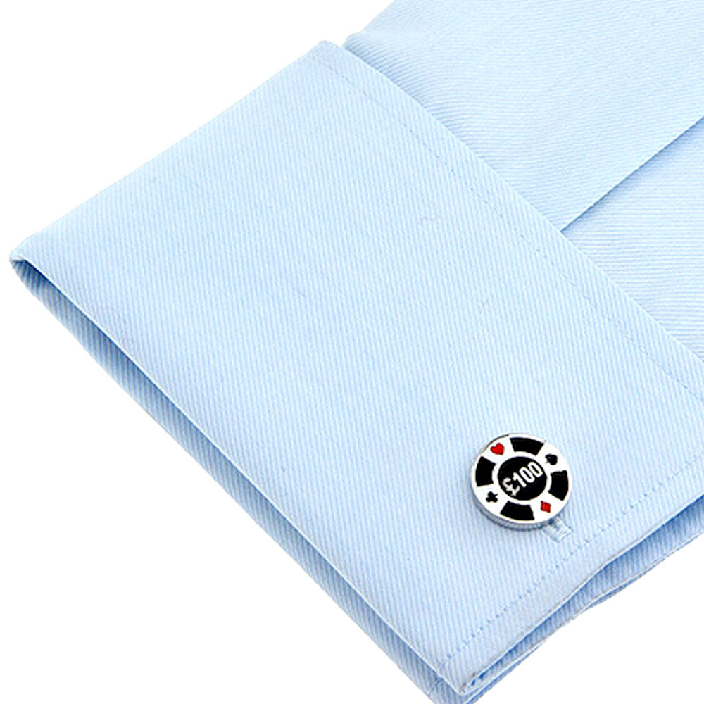 Poker Chip Cufflinks
