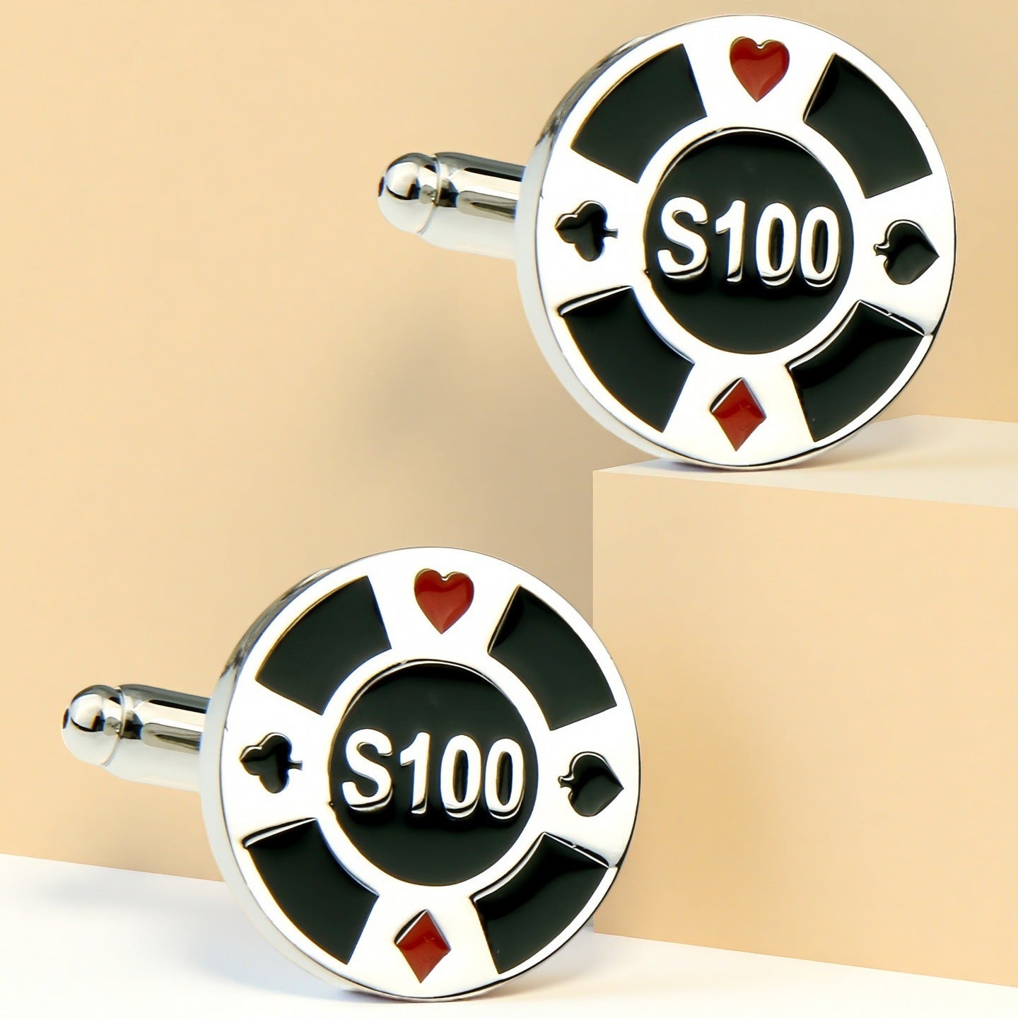 Poker Chip Cufflinks