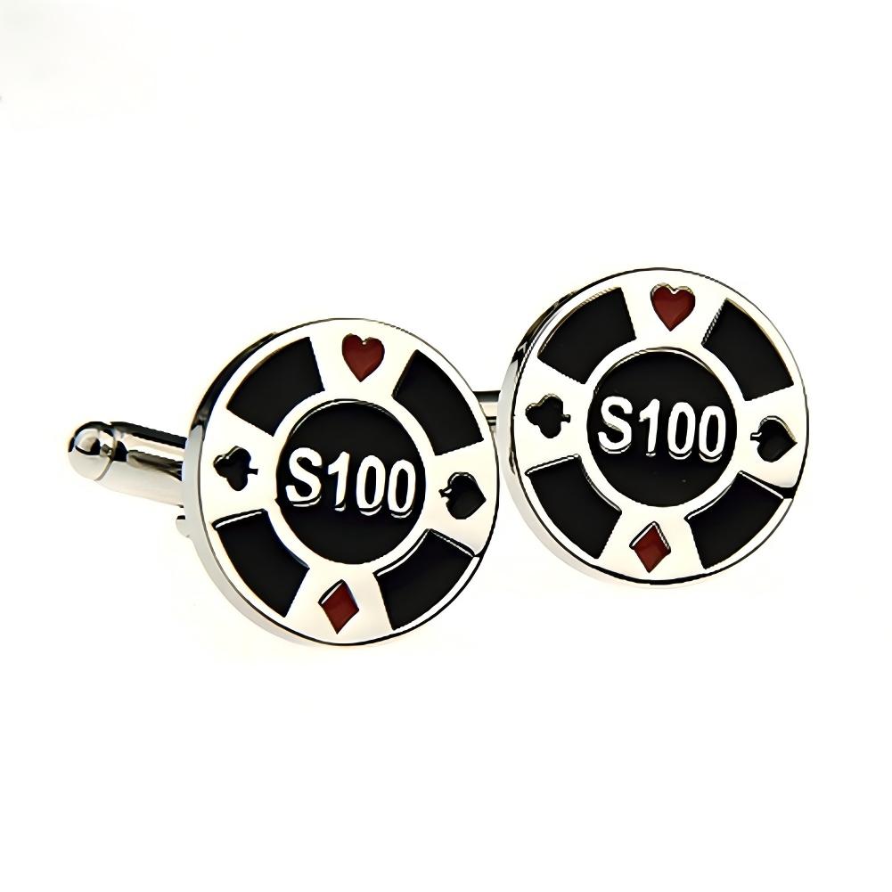 Poker Chip Cufflinks