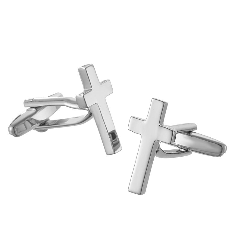 Black Cross Cufflinks