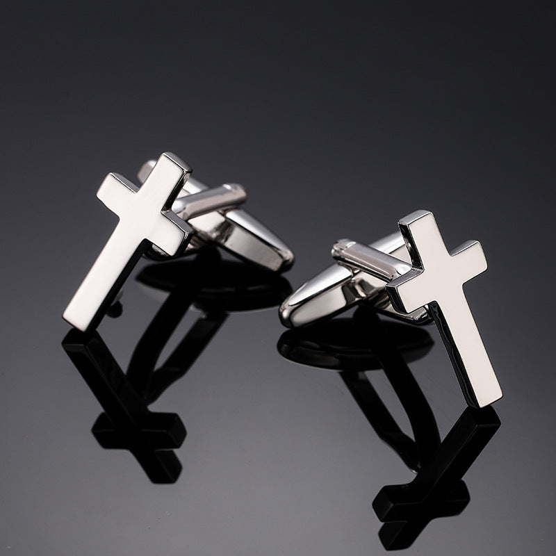 Black Cross Cufflinks