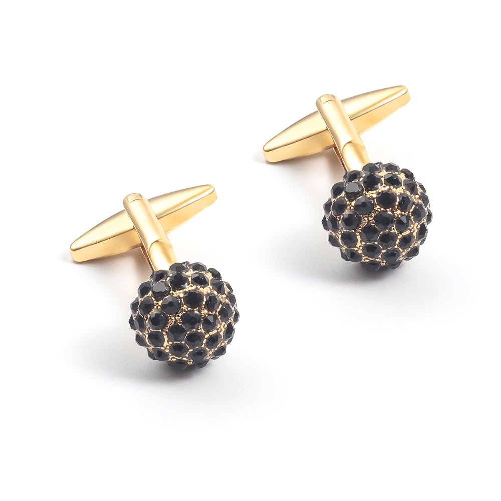 Gold Boulders with Black Diamonds