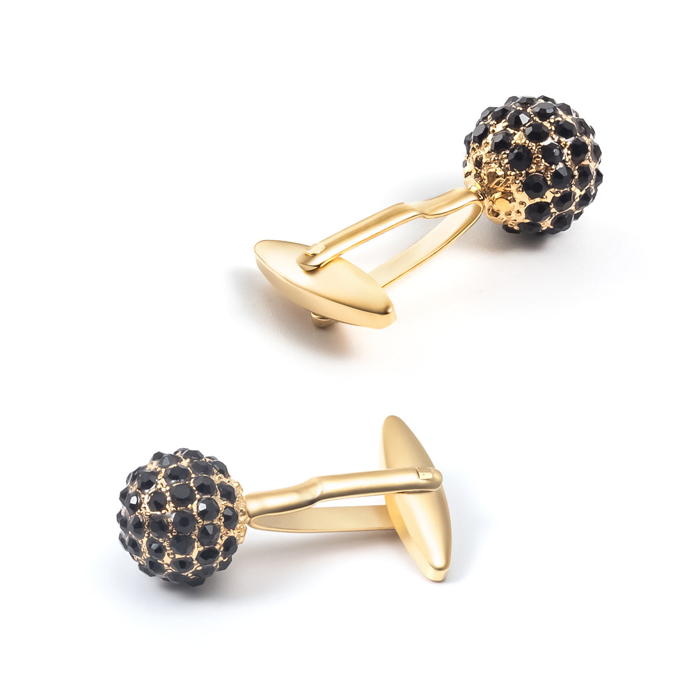 Gold Boulders with Black Diamonds