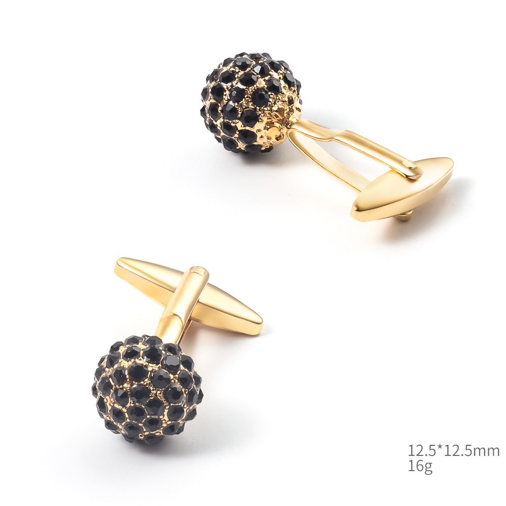Gold Boulders with Black Diamonds