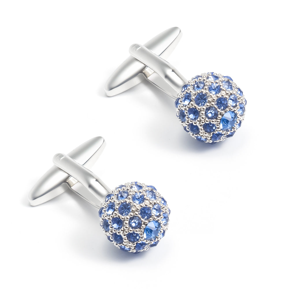 Silver Boulders with Blue Diamonds