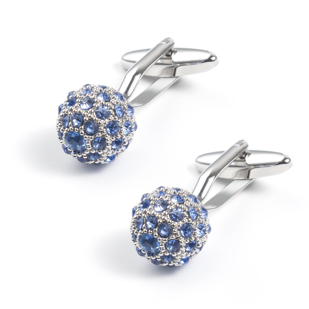 Silver Boulders with Blue Diamonds
