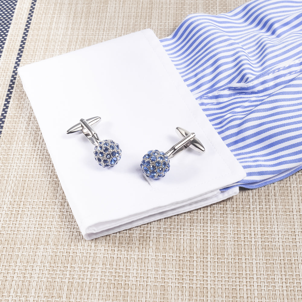 Silver Boulders with Blue Diamonds