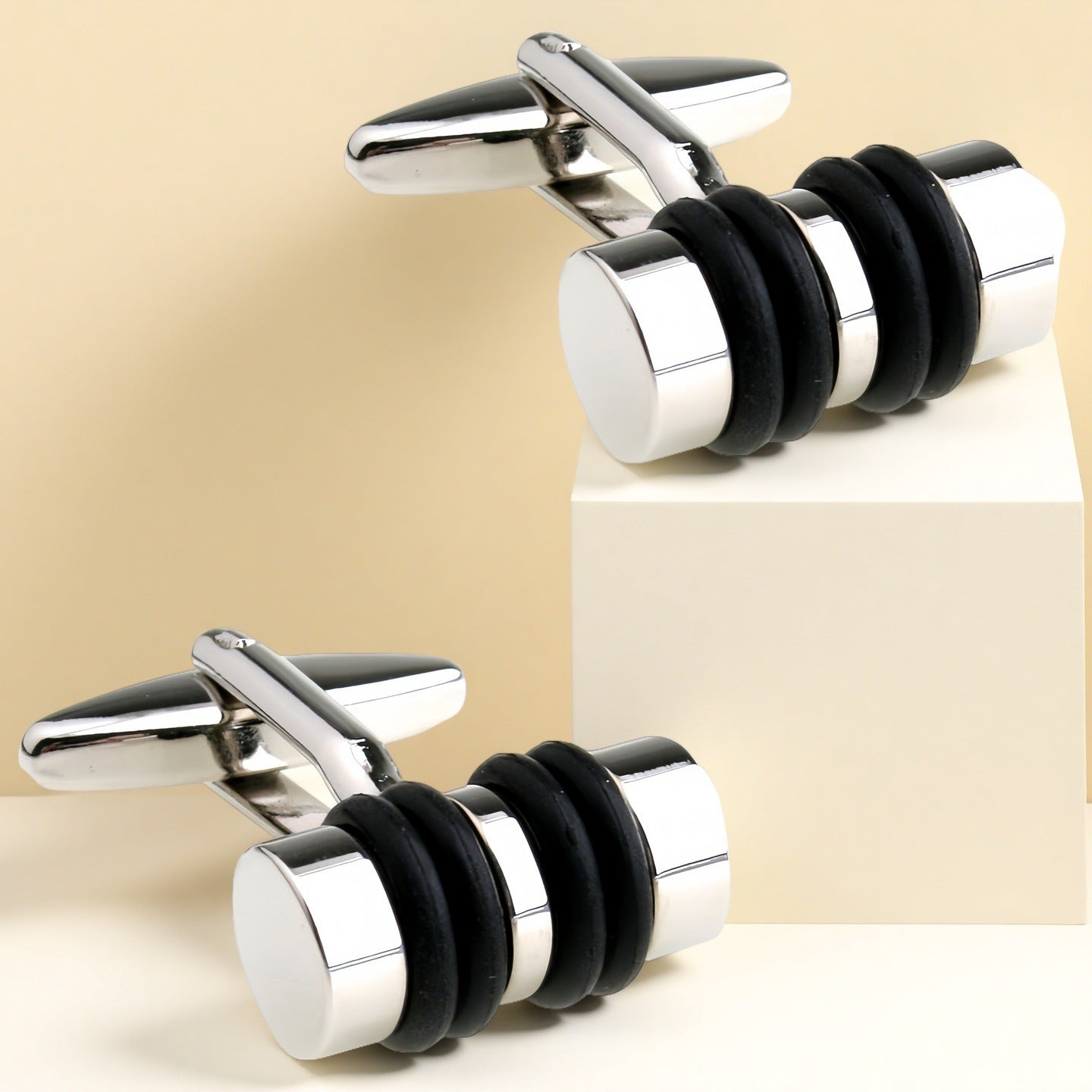 Classic Silver Cufflinks