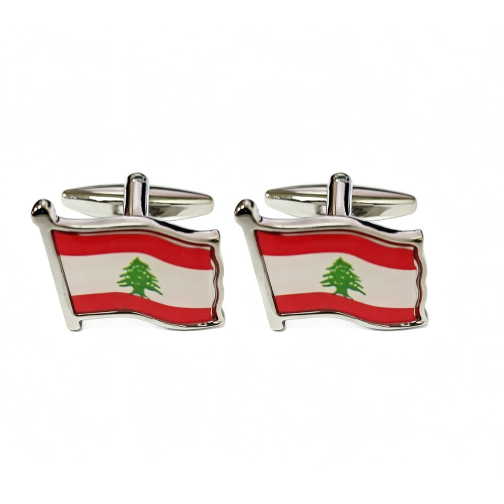 Silver Lebanese Cufflinks